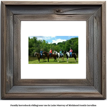 family horseback riding near me in Lake Murray of Richland, South Carolina